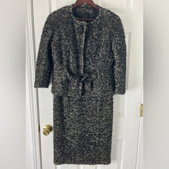 Haut Manches Courtes Berkertex Beige/ Noir Pailleté - Taille 14 - Occasion Bon état - Motif Tacheté